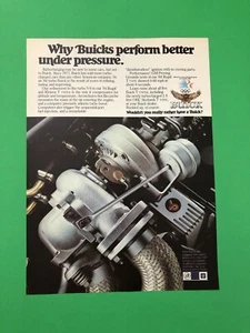 1984 BUICK REGAL TURBO T TYPE ORIGINAL VINTAGE PRINT AD ADVERTISEMENT - Bild 1 von 1