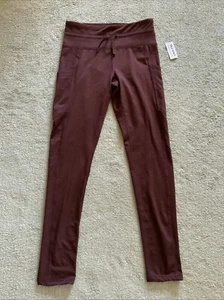 Old Navy Girls Leggings Cozecore XL Purple Burgundy Active Go Dry High Rise NWT - Picture 1 of 17
