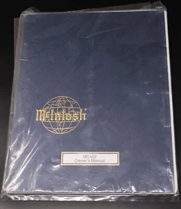 Vintage Original McIntosh MC402 Owner's Manual NEW in PACKAGE & Brochure MC-402 - Picture 1 of 4
