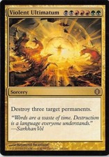 Violent Ultimatum *Rare* Magic MtG x1 Shards of Alara SP