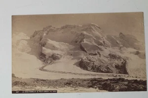 photo albumine suisse 13X22cm MONTAGNE LE BREITHORN PETIR CERVIN - Picture 1 of 1