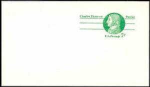 7¢ Postal Card SC# UX68 Charles Thomson; Mint; Free Shipping