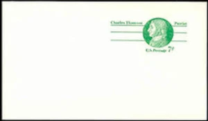 7¢ Postal Card SC# UX68 Charles Thomson; Mint; Free Shipping - Picture 1 of 1