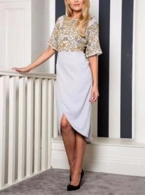 Virgos Lounge Sophie Boda Fiesta Vestido de Cóctel GB 8 10 - Imagen 1 de 4