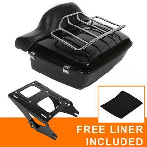 King Pack Tour Trunk Rack For Harley Davidson Touring Street Road Glide 14-25 - Picture 1 of 17