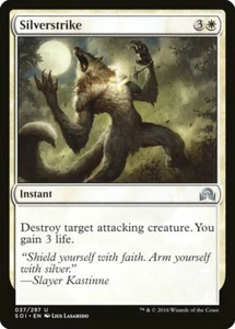 4 Silverstrike 4x x4 - NM - Shadows over Innistrad - SPARROW MAGICSHI - Picture 1 of 1