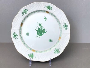 Herend "Chinese Bouquet" Apponyi Green Servierplatte / Hackplatte, 157/AV, neuwertig - Bild 1 von 7