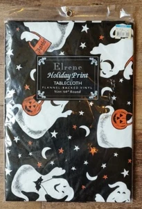 Elrene Flanellrücken Vinyl Tischdecke länglich 52"" x 90"" Halloween Geister Neu - Bild 1 von 7