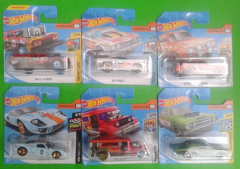 Hot Wheels Cars 2020 con tarjetas cortas n.º 1 al n.º 60 - (elige la que quieras) Foto 1 de 1