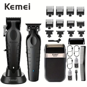 Hair Clipper and Trimmer Set Barber Clippers Set for Men, Professional Kit Beard - Picture 1 of 5