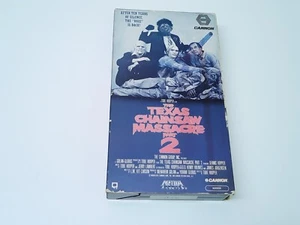 The Texas Chainsaw Massacre Part 2 Uncut VHS USA NTSC Cannon Video Tobe Hooper - Bild 1 von 6
