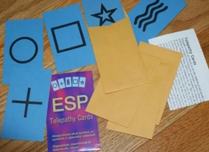 ESP Telepathy Cards (Chazpro) -- classic Tel-a-color trick w/ ESP symbols TMGS - Picture 1 of 3