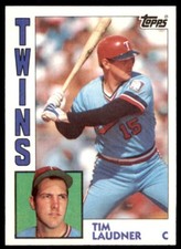 1984 Topps Cards Tim Laudner . Minnesota Twins #363