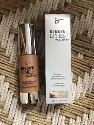 IT cosmetics Bye Bye Lines Foundation ANTI AGING SKIN SMOOTHING 1 oz/30ML #DEEP - Image 1 of 4