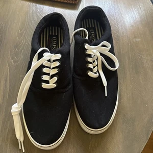 Men's Chaps Black Casual Sneakers Size 11 EUC - Picture 1 of 8