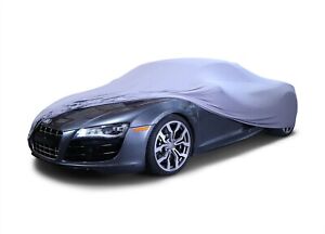 Color : Silver DUWEN Compatible With Audi R8 Coupe Full Car Cover Waterproof Oxford Cloth Outdoor Sedan Car Cover Windshield Dust Cover Sunscreen Scratch Resistant UV All Weather Car Tarpaulin 
