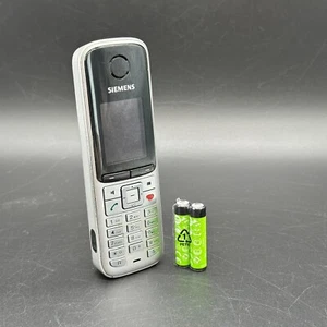 Gigaset S810A DECT Schnurlostelefon Silber/Schwarz inkl. neuer Akkus ✅ - Zdjęcie 1 z 2
