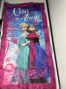 SELTENER DISNEY FROZEN ELSA & ANNA SCHLAFSACK BUNTE 28” X 56” - Bild 1 von 9