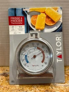 Taylor 5924 Large Dial Kitchen Refrigerator/Freezer Analog Thermometer - Picture 1 of 3