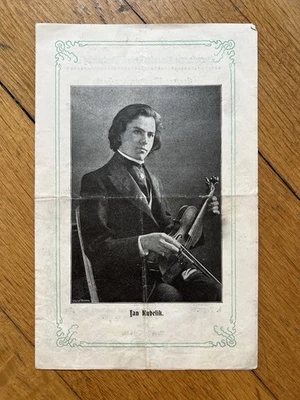 1900 JAN KUBEKIK ELLEN GULBRANSON Wien - Bild 1 von 3