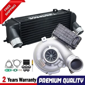 Upgrade Billet Turbo Charger+84mm Intercooler For Hyundai Santa Fe D4HB 2.2L - Picture 1 of 11