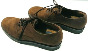 Zapatos Oxford para Hombres Dockers Gamuza Cuero Con Cordones Marrón Talla 9.5 - Imagen 1 de 5