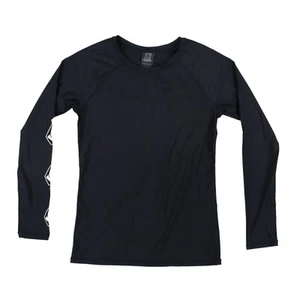 Volcom Women's Long-Sleeve Rash-Guard Black New - Picture 1 of 2