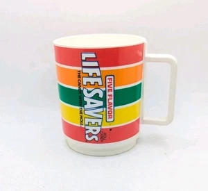 Taza de plástico para niños salvavidas salvavidas Deka hecha en EE. UU. 1980 de colección - Imagen 1 de 11