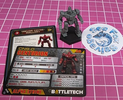 BattleTech Centurion Mech -- Lanza pesada esfera interior + cartas Foto 1 de 4