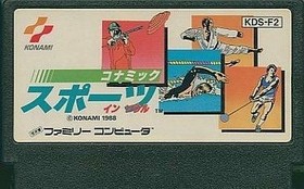 Used Famicom Konami Sports in Seoul No Box Game