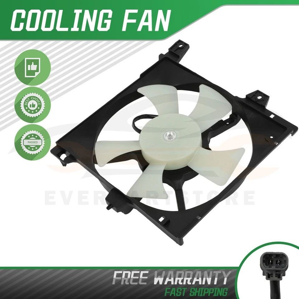 Conjunto de ventilador de refrigeración del radiador para Nissan Sentra 1995-99 1,6 L 1597CC compatible con 600130 Foto 1 de 4