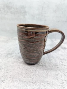  Hand Thrown Textured Glazed Mug, Artist Signed Amphora Studios  - Picture 1 of 8