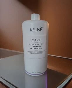 Keune Care Blonde Savior Shampoo 33.8 Oz with 1 Pump ( White Kenue Liter Pump) - Picture 1 of 3