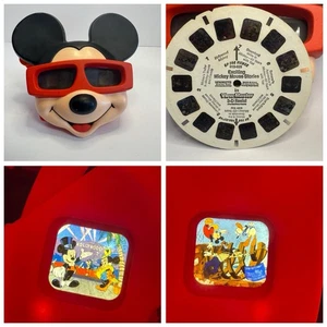 Vintage 1989 Mickey Mouse View-Master 3D Viewer Disney View Finder w/ 1 Disk - Picture 1 of 14