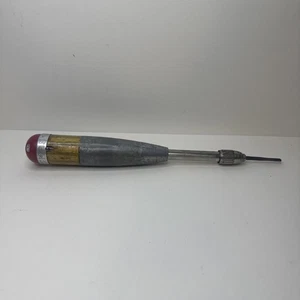 Vintage Craftsman Yankee Push Drill Schraubendreher rote Kappe Kreis F - Bild 1 von 3