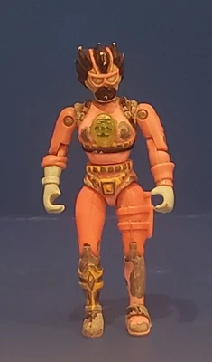 复古 LJN 1986 BIONIC SIX 压铸 Madame-O 可动人偶金属收藏品 — 第 1/4 张图片