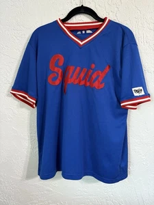 Squid Blue Jersey Youth T-ball Jersey Sports outdoor games Boy Youth Size XL - Picture 1 of 14