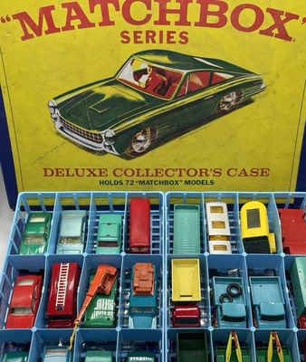Estuche Oficial Matchbox Series Deluxe Coleccionista 72 Coches 1968 con Coches Incluidos Foto 1 de 4
