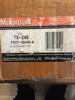 tx248 motorcraft cv joint shaft kit  Lincoln continental 95-2002 — 第 1/3 张图片