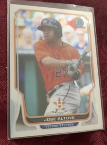 Jose Altuve 2014 Bowman Chrome Baseball Card #198, Houston Astros - Picture 1 of 2