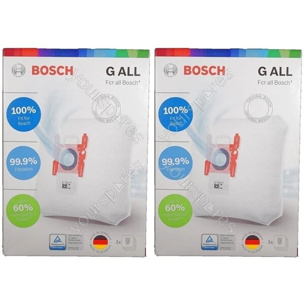 Bosch Type G Vacuum Cleaner Synthetic fleece Dust Bags x 8 - Image 1 of 1