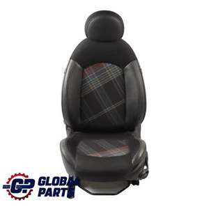 Mini Paceman R61 Front Seat Sport Left N/S Cloth Leather Hot Cross Carbon Black - Picture 1 of 11