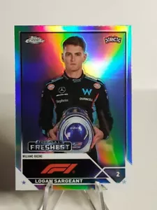Logan Sargeant 2023 Topps Cromo Fórmula 1 F1 Freshest Rookie RC - Imagen 1 de 2