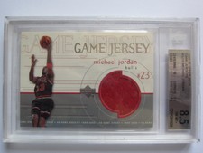 MICHAEL JORDAN 1999-00 UPPER DECK GAME JERSEYS #GJ10 BGS 8.5 $$$$$$$$$$$$$$$$$$$