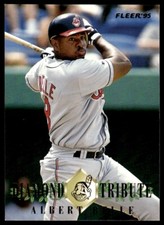 1995 Fleer Update Diamond Tribute Albert Belle Cleveland Indians #2