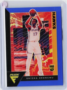 Onyeka Okongwu Blue #'d /99 - 2020-21 Panini Flux #215 - Atlanta Hawks