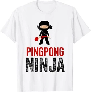 Ping Pong Ninja Table Tennis Kids Gift T-Shirt Hoodie - Picture 1 of 7