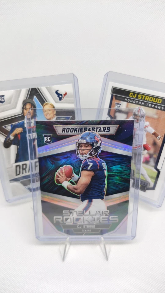 2023 C.J. Stroud Rookie (RC) Lot of 3 cards - 2 Rookies and Stars, 1 Score - Image 1 of 4