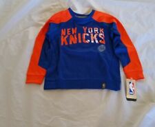 NBA Prime Kids Boy's New York Knicks Long Sleeve Blue/Orange Sweatshirt Size L-7