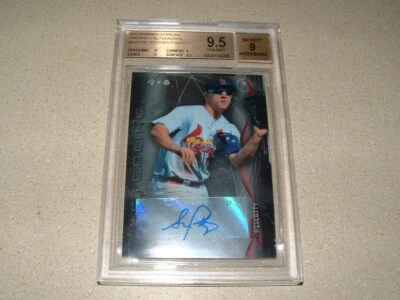 2014 BOWMAN STERLING STEPHEN PISCOTTY AUTO, SIGNED ROOKIE CARD BGS GEM 9.5 - Image 1 of 3